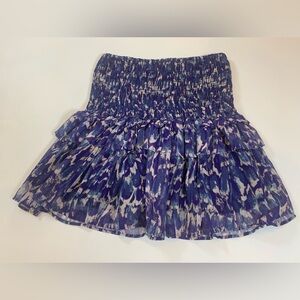 Lavender Briwn purple double layered skirt, longer, women’s medium, flaw (T)